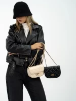 کیف دوشی زنانه دیوید جونز مدل CH21055