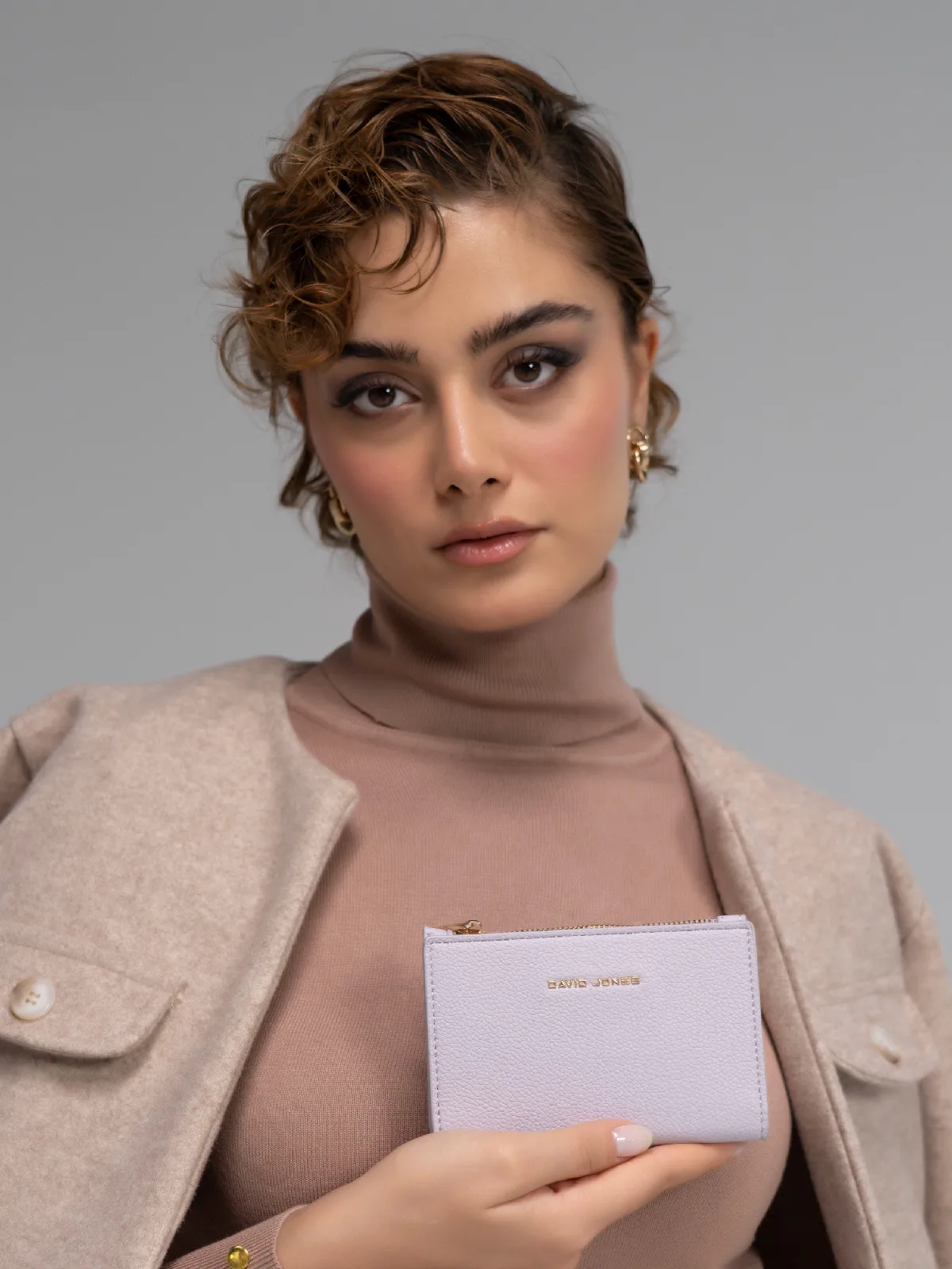 کیف پول زنانه دیوید جونز مدل P150 (2)